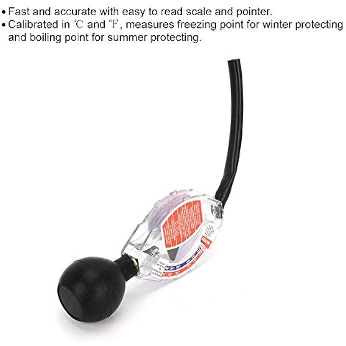 Acouto ANTIFREEZE COOLANT TESTER 6/12/24V HIGH ACCURACY DIAL TYPE ANTI FREEZE COOLANT TESTER CAR BATTERY LIQUID DENSITOMETER - Image 2
